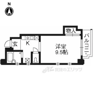 ル・サフィ-ル西大路【4階】の間取り