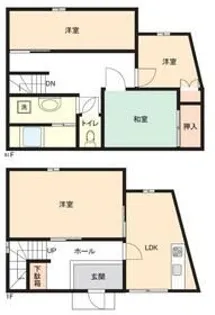 ポピュラーハウス【1階】の間取り