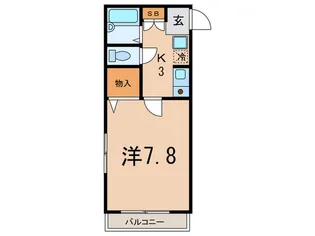 グリ-ンゲイブルス北千束【2階】の間取り