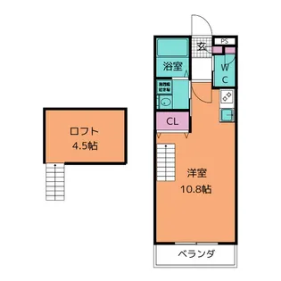 コンフォール上福岡【2階】の間取り