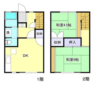 楠コーポの間取り