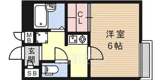 レオパレスプレミエエトワール【1階】の間取り