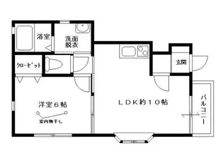 深川Kハイツ【1階】の間取り