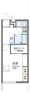 レオパレスエトワール彩II【3階】の間取り