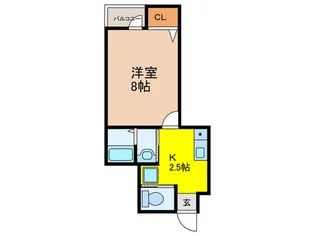 Flat A【2階】の間取り