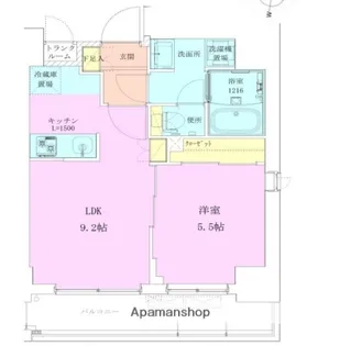 清澄白河レジデンス参番館【7階】の間取り