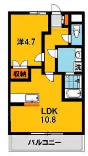 ヴィレッジクレア【1階】の間取り