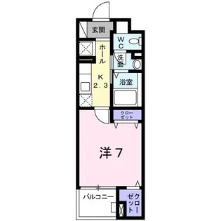 オークフォレスト明和VII【1階】の間取り