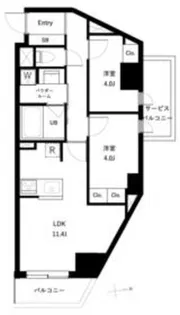 アーバンパーク高井戸【5階】の間取り