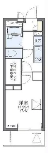 レオパレスユーザン【1階】の間取り