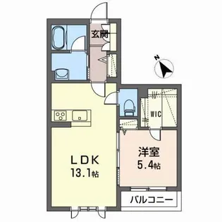 ハルモニア【2階】の間取り