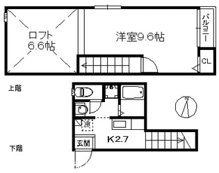 イデア室見【2階】の間取り