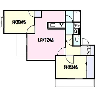 ヴィラコート青葉台【2階】の間取り