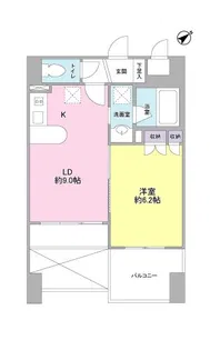GRIDIA鷹匠【10階】の間取り