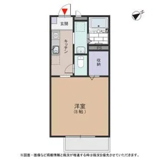 ハウスKI A【2階】の間取り