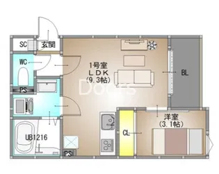 REGALEST 総社駅前【1階】の間取り