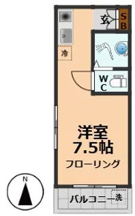 センチュリー泉【1階】の間取り