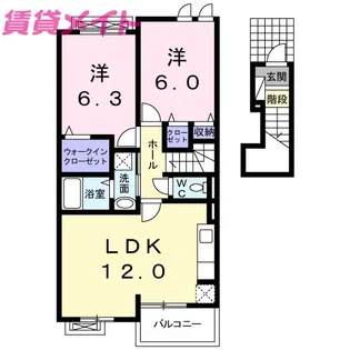 スターポップ M II【2階】の間取り