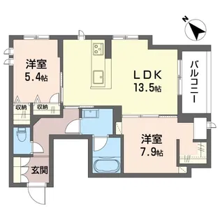 クオリスタ【3階】の間取り