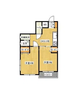 ベルメゾン新和【2階】の間取り