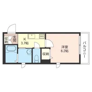 ジェルブロワ512【2階】の間取り