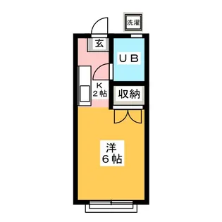 ハイツ杉山【2階】の間取り