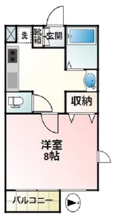 ルミエール美好【2階】の間取り