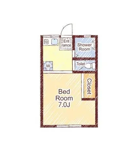 リルームス錦町【2階】の間取り