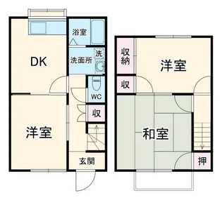 神奈川県平塚市長持【一戸建】の間取り