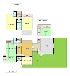 岐阜県安八郡神戸町大字瀬古【一戸建】の間取り