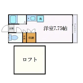 メゾンササキ【2階】の間取り