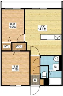 modern palazzo 文教【2階】の間取り