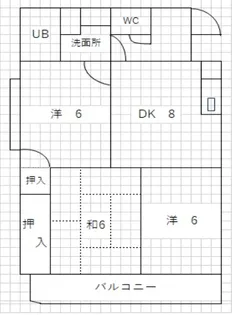 3DKの間取り画像