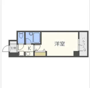 エスリード三宮フラワーロード【15階】の間取り