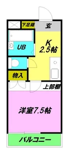 石津タカハシマンション【6階】の間取り