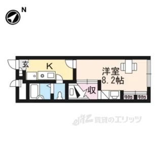 レオパレスSparrow【2階】の間取り