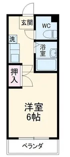 ブラウンアベニューカメタ【4階】の間取り