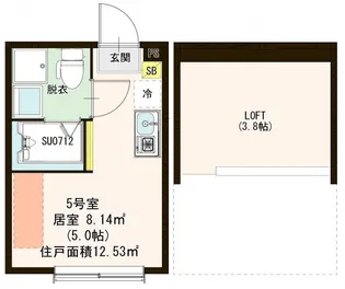 ケルシュージュ【1階】の間取り