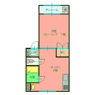 MフラットI【1階】の間取り