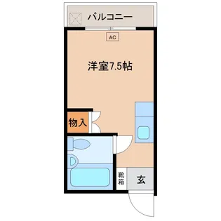 VILLA麻里布【4階】の間取り