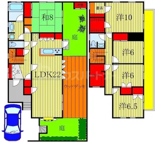 千葉県柏市あかね町【一戸建】の間取り