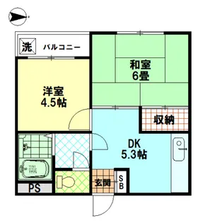 ベストベッツパートIII【2階】の間取り