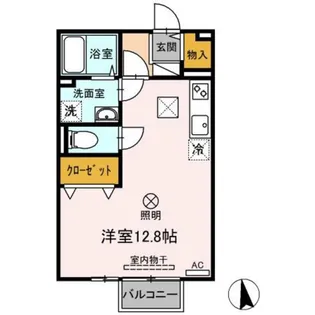 クレールメゾン【1階】の間取り