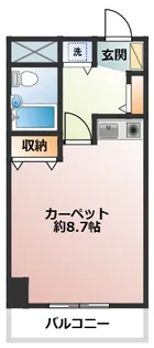 ソルナシェンテ堀内【4階】の間取り