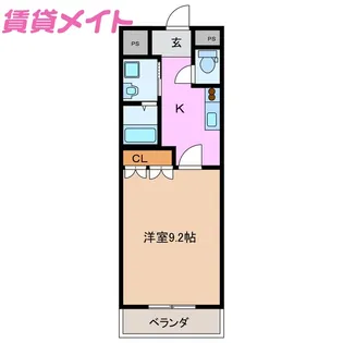 リヴァージュ B棟【1階】の間取り