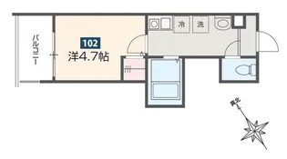MELDIA相模大野【1階】の間取り