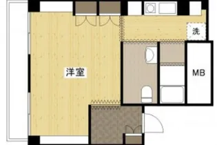 K’sB 祇園【9階】の間取り