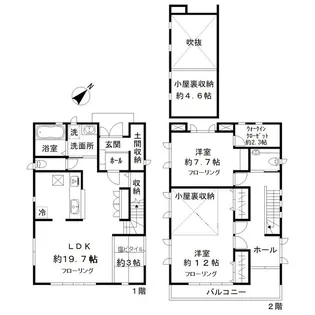 埼玉県鴻巣市大間4【一戸建】の間取り