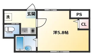 ノーブルハイム樽屋町【5階】の間取り