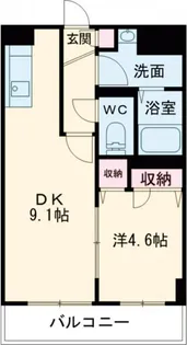 ヴァンヴェストA【3階】の間取り